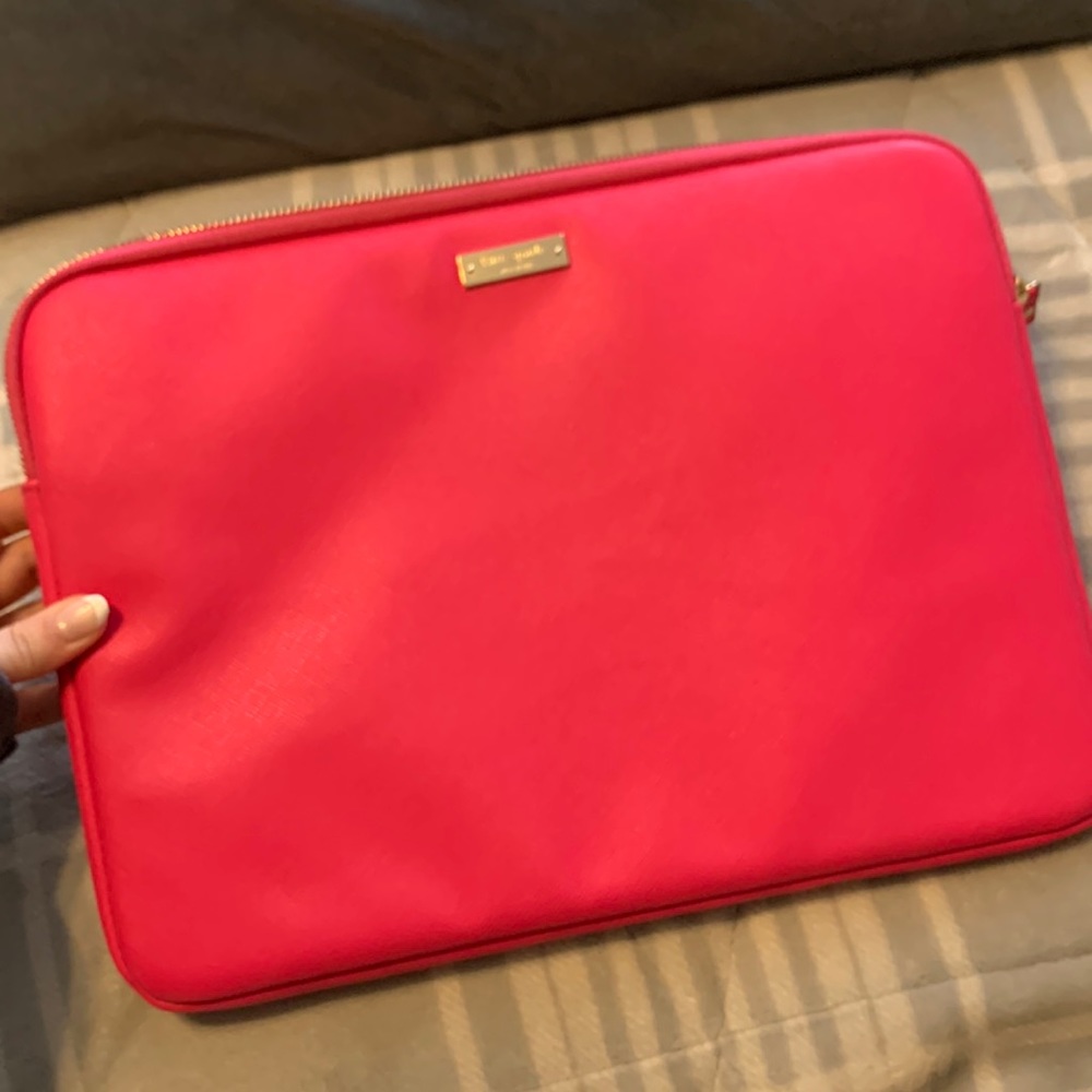 Bright Pink Kate Spade Laptop Sleeve